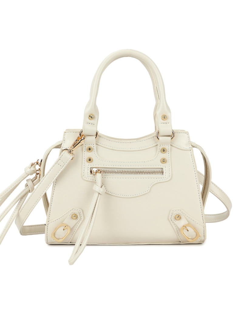 Kunstlederen schoudertas | 40061 (Beige)