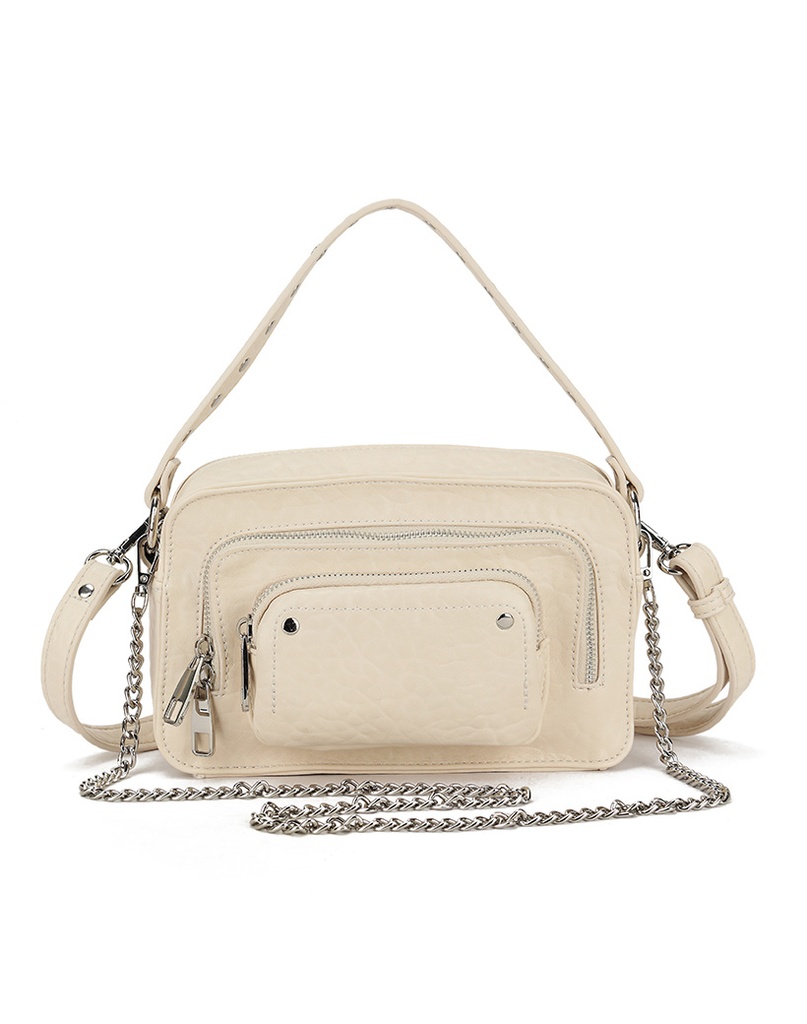 Kunstlederen schoudertas | 88019 (Beige)