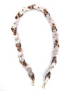 Schouderband gevlochten metallic Breed XL | Panter | 5590902