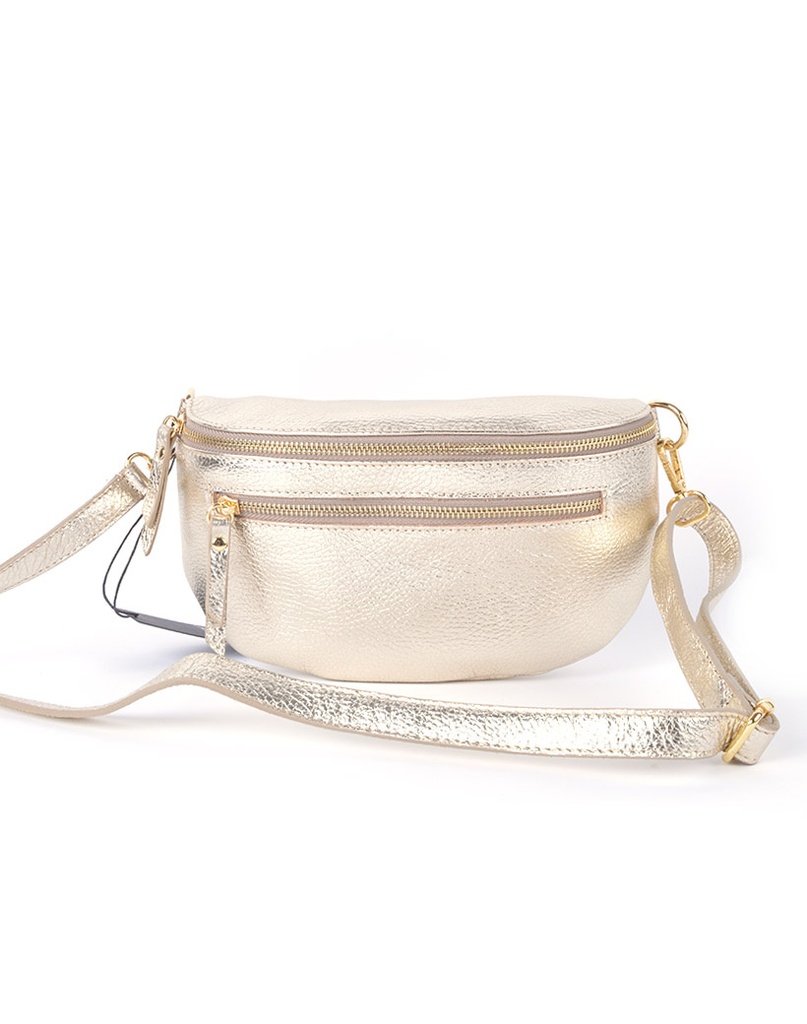 Lederen metallic heuptas | 552941