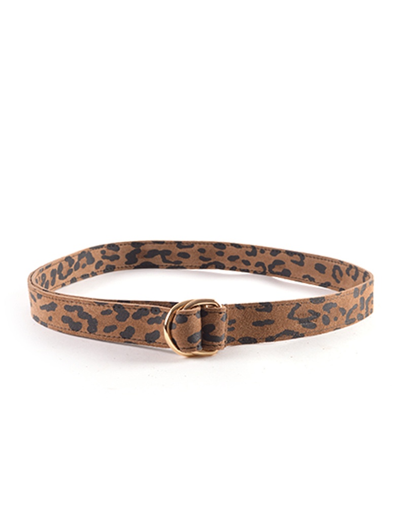Nubuck riem | Panter | 559129 (Panter Bruin)