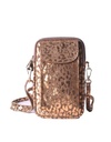 Nubuck telefoontasje | Metallic | 5527922