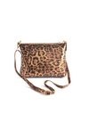 Lederen Panter Metallic Clutch | 5529731