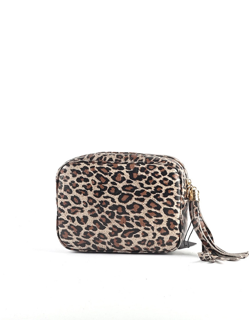 Lederen schoudertas | Panter | 552971