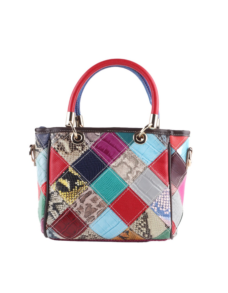 Lederen handtas | Multikleur | 552260
