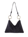 Suede schoudertas | 552406