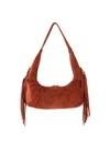 Suede schoudertas | 552409