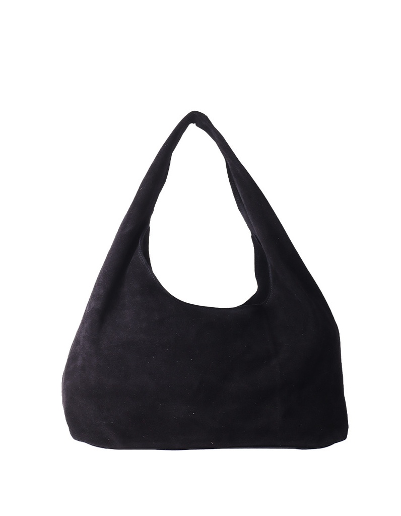 Lederen schoudertas | Suede | 552422