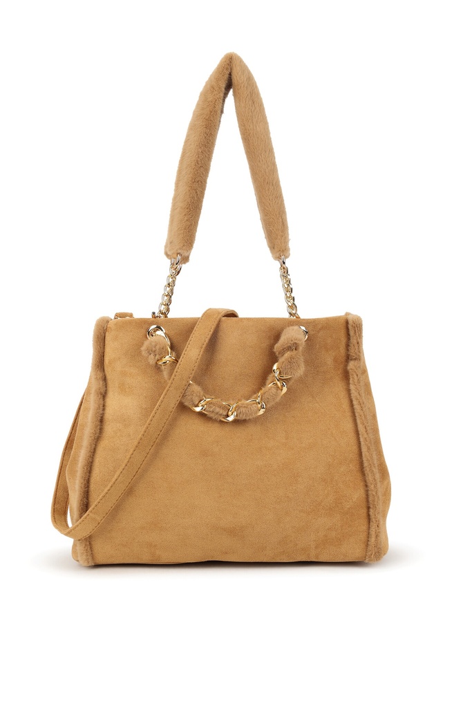 Kunst suede schoudertas | 70135