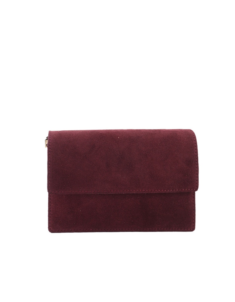 Lederen schoudertas | Suede |  552476