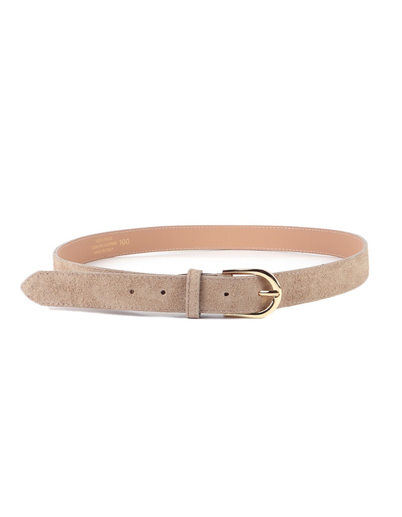 Lederen suede riem | Suede | 559140
