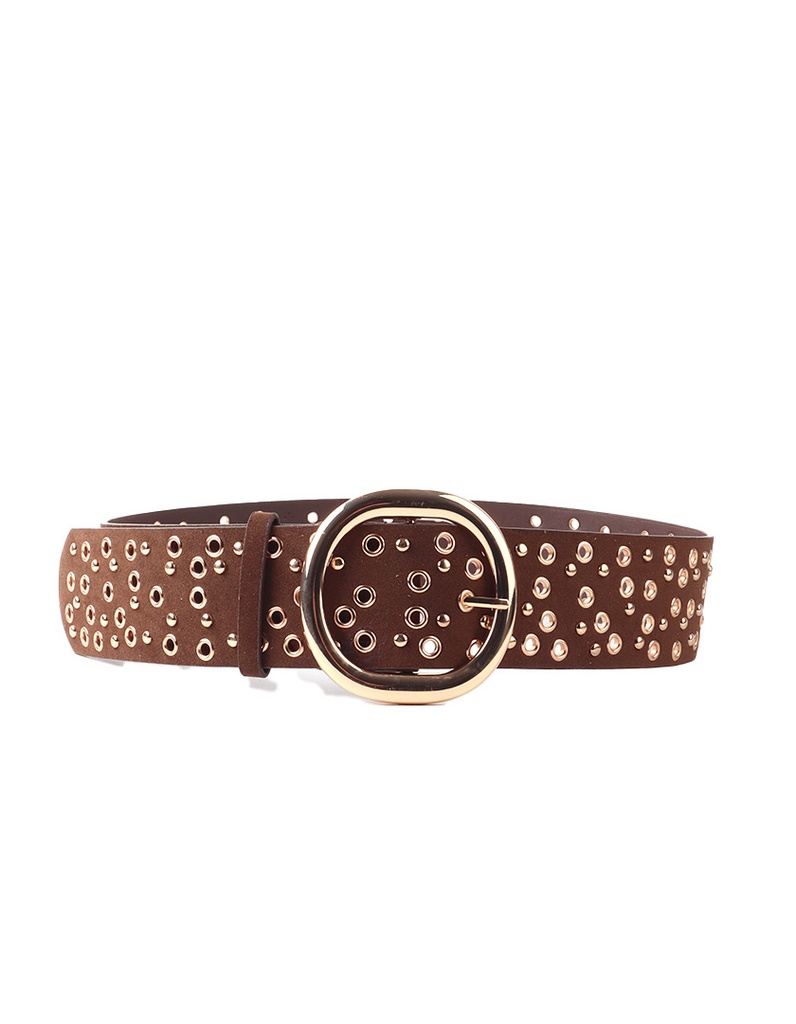 Kunstlederen Riem | Suede | 559061 (Koffie)