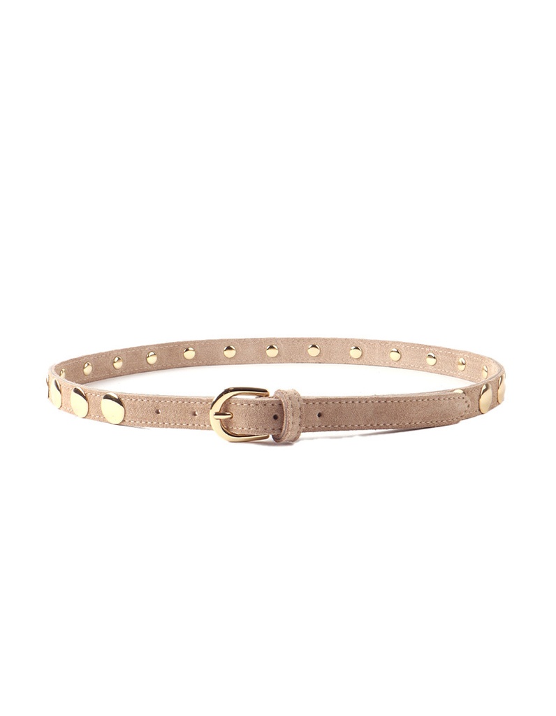 Lederen suede riem | Studs | 559060