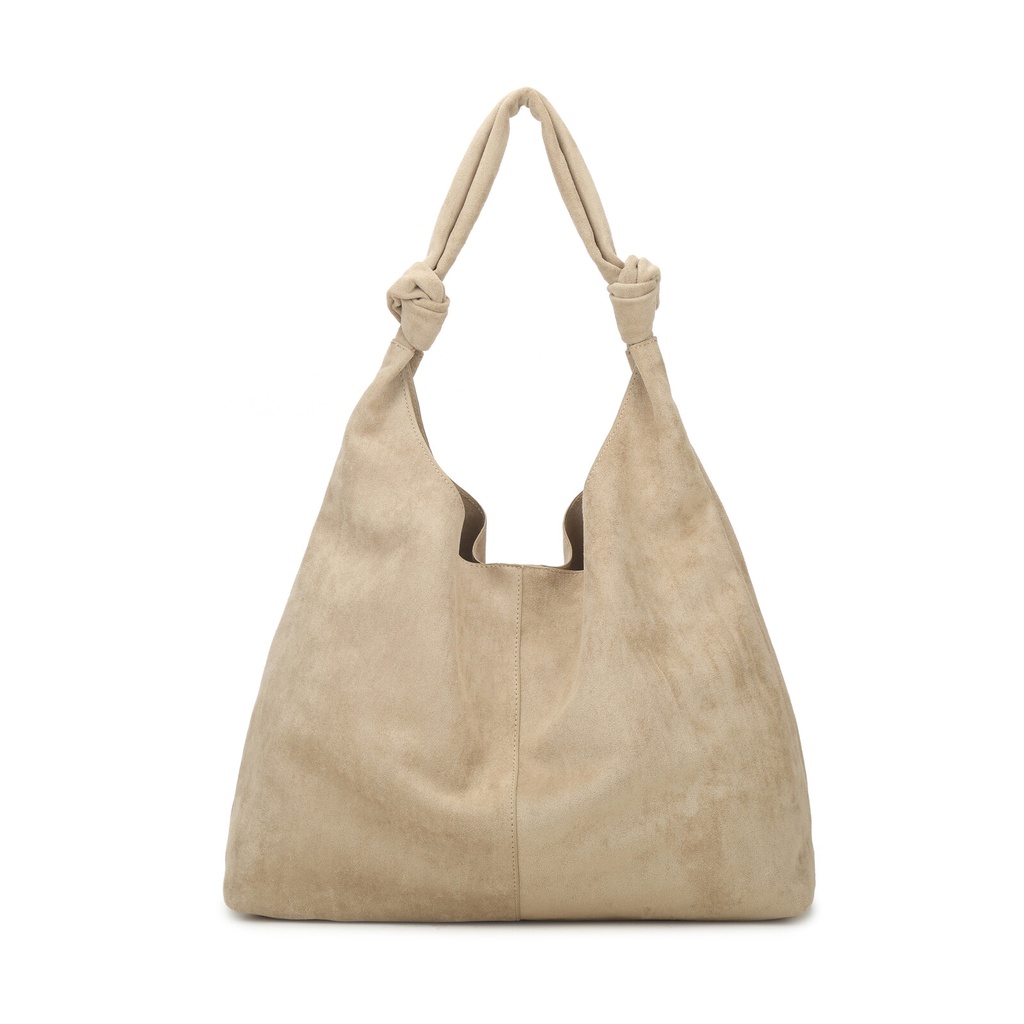 Kunstlederen suede schoudetas| 40092