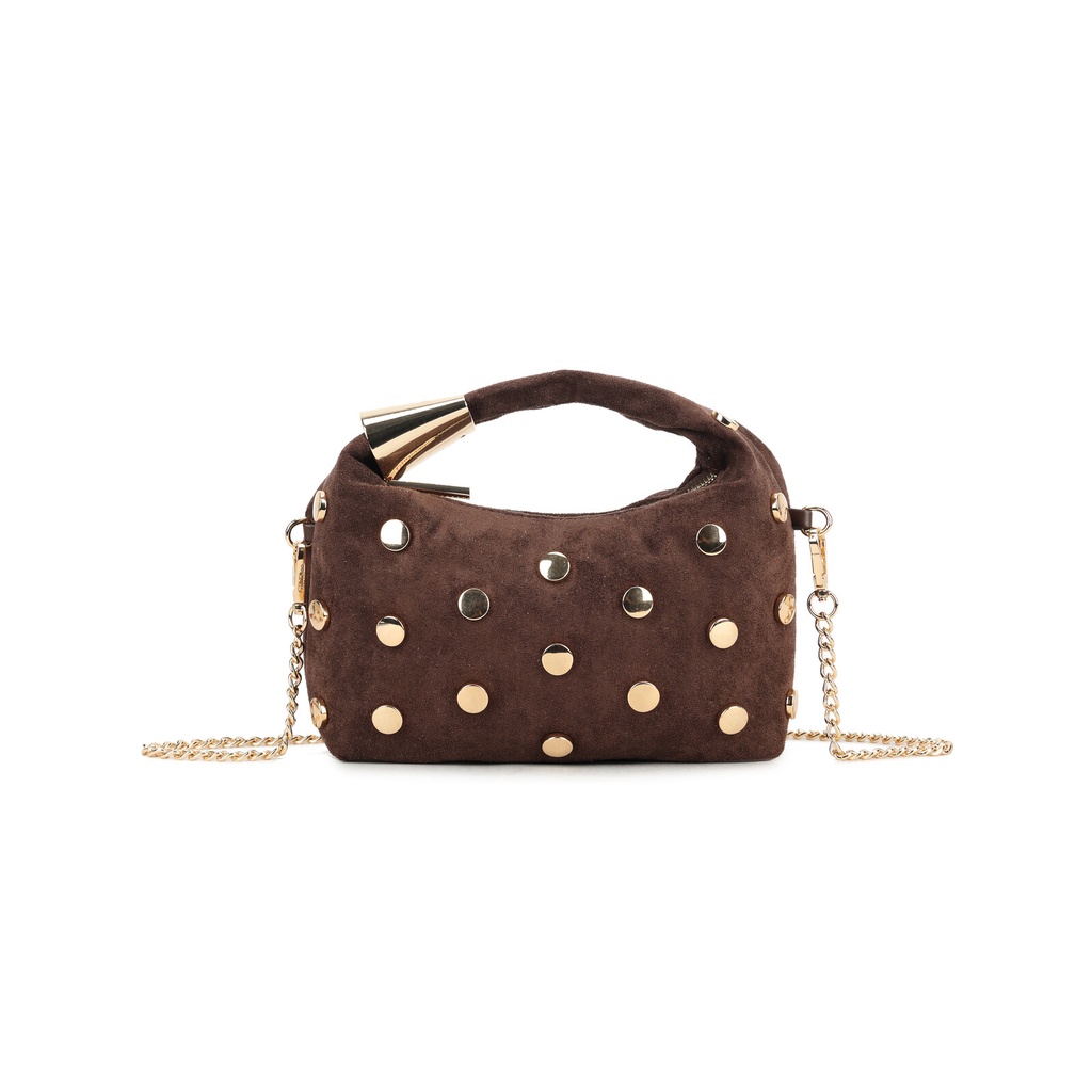 Kunstlederen suede schoudertas | 70145
