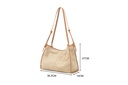 Kunstlederen suede schoudertas | 40091