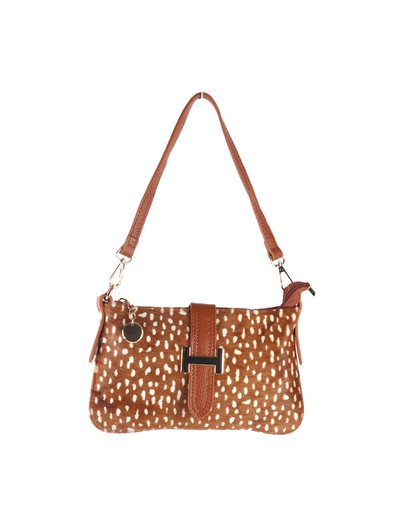 Lederen schoudertas | 552528