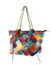 Lederen handtas | Multicolor | 552859