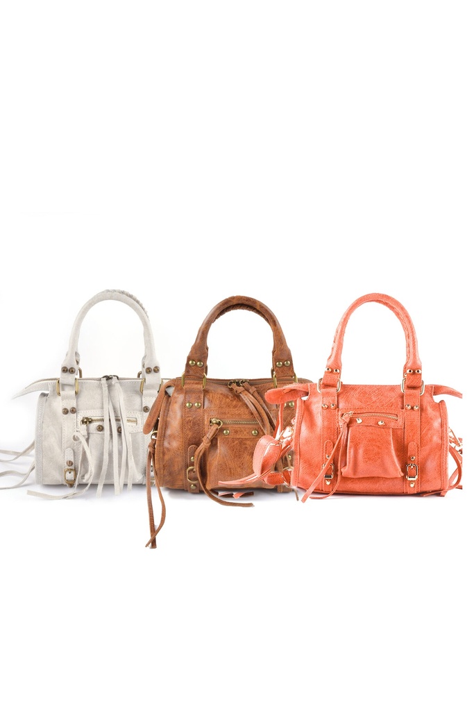 Lederen handtas | SS26 | 552928