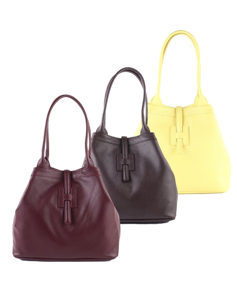 Lederen handtas | 552373