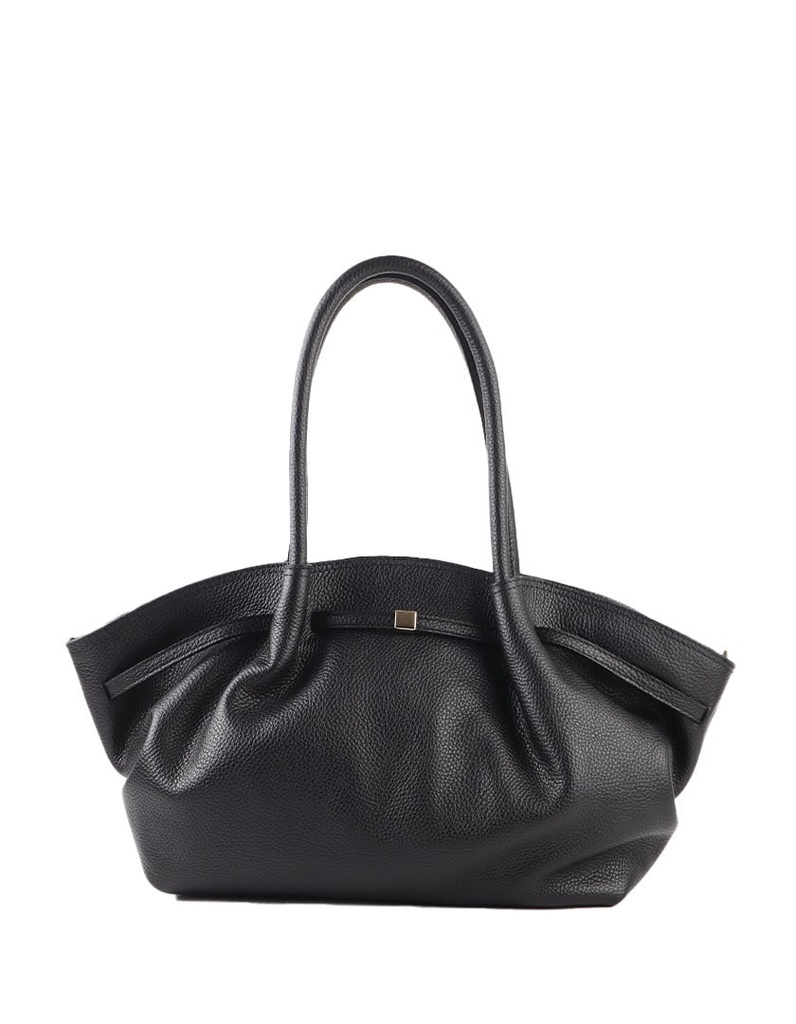 Lederen handtas | 552542 (Zwart)