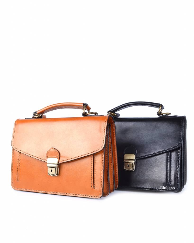 Lederen handtas | Klassiek | 552142