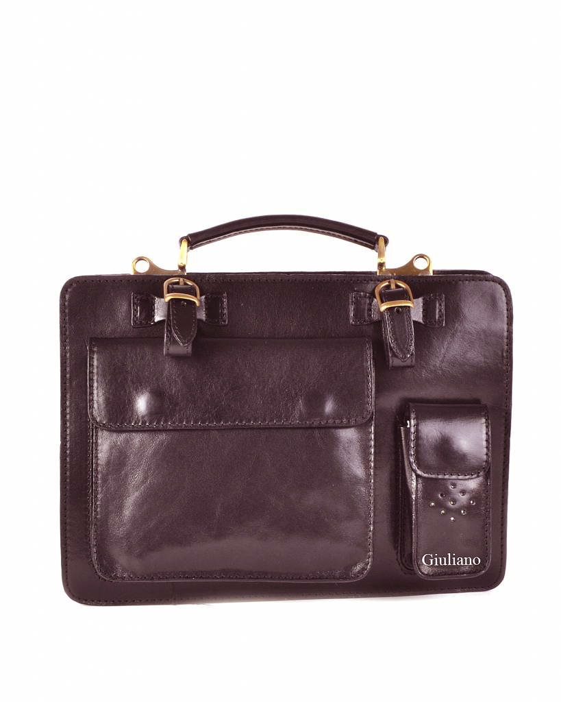 Lederen tas | Akte | Middel | 900013