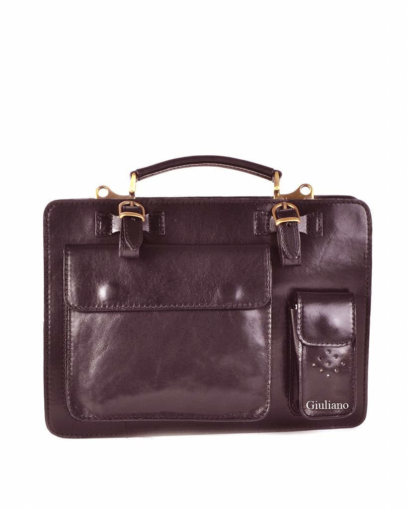 Lederen tas | Akte | Middel | 900013