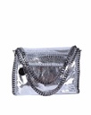 Kunstlederen handtas | Ketting | Metallic | Middel