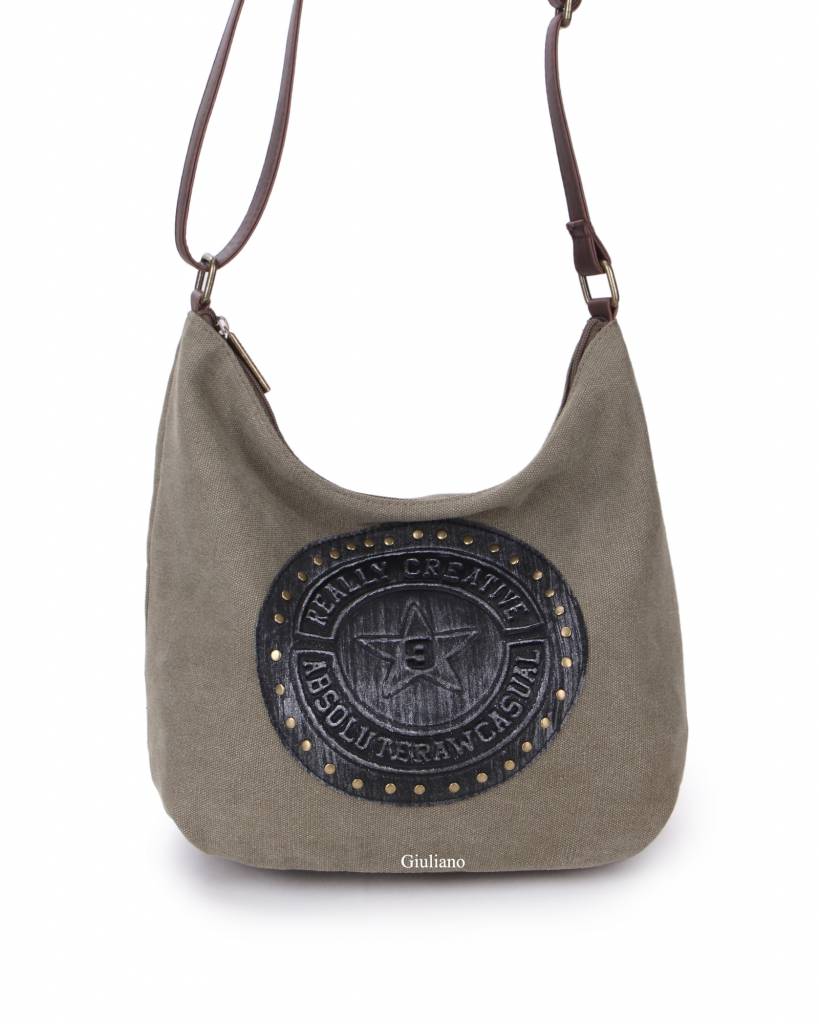 Canvas schoudertas | Raw Casual | 80110