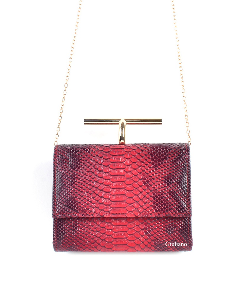 Avondtasje | Slang | Beugel | 700190 (Rood)