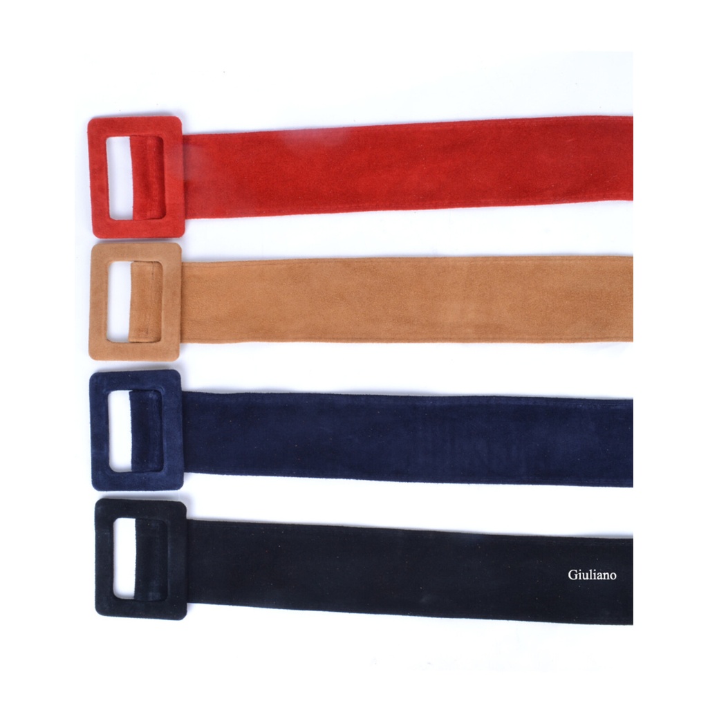 Suède riem Rechthoek | 800047 (Camel)