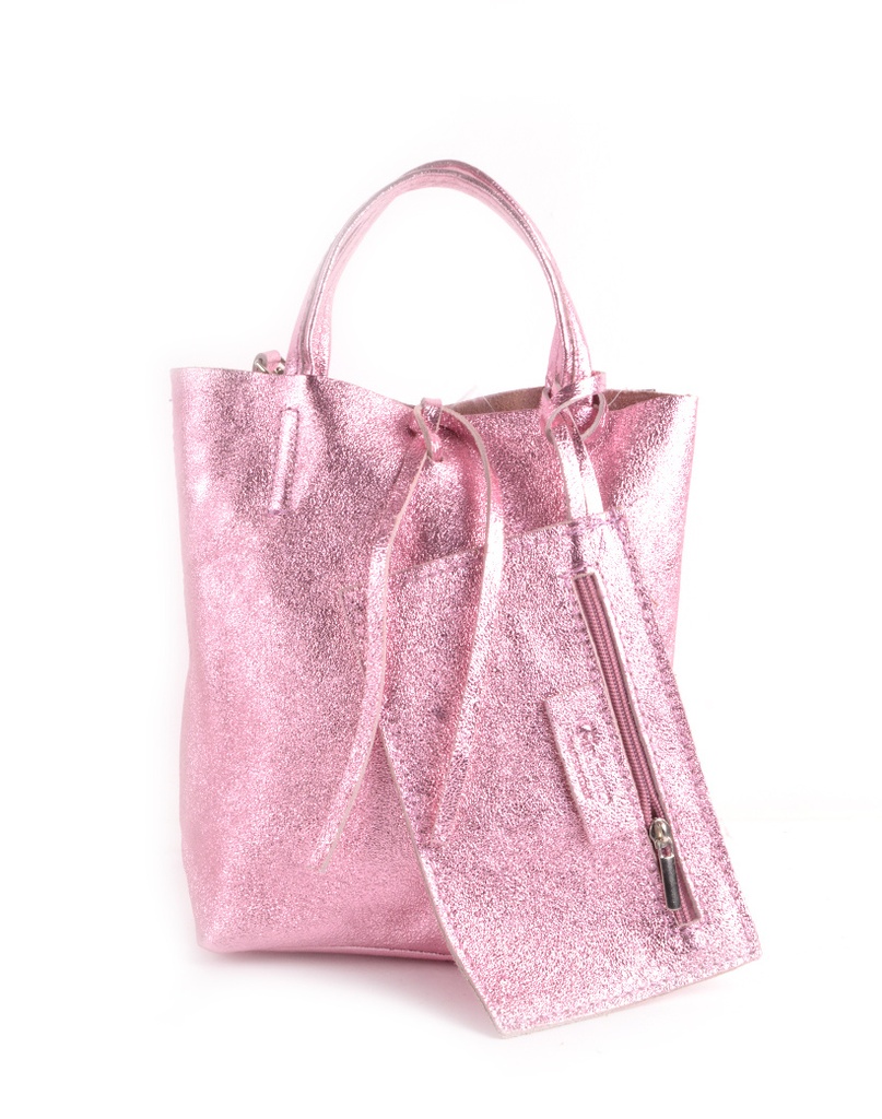 Lederen  Mini shopper Metallic | 5526331