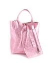 Lederen  Mini shopper Metallic | 5526331