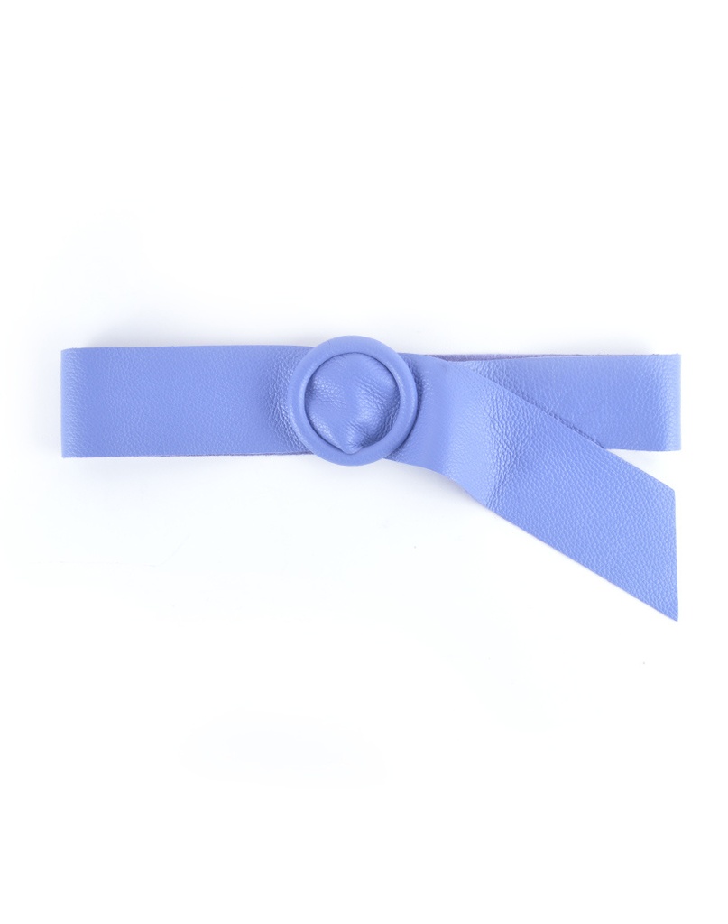Lederen riem Rond | 800045