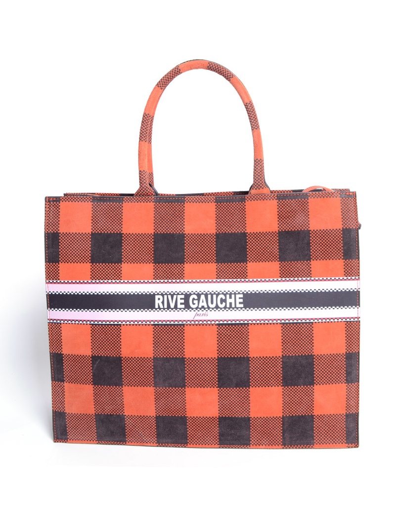 Nubuck handtas | 552668 (Rood)