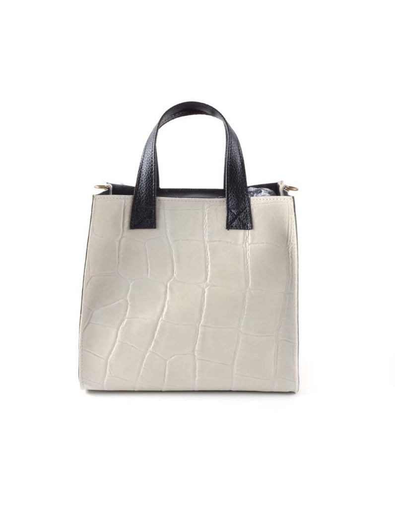 Leren handtas | Vierkant - Mat | 552572