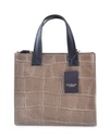 Leren handtas | Vierkant - Mat | 552572