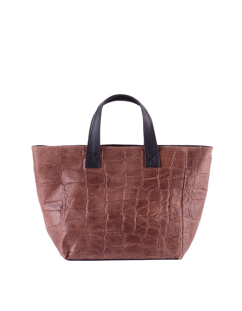 Leren handtas | Pebbles - Mat | 552571