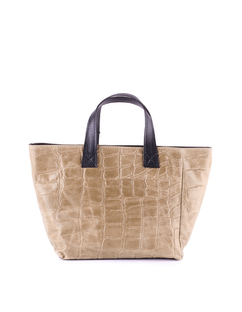 Leren handtas | Pebbles - Mat | 552571
