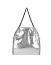 Kunstlederen handtas | Ketting | Metallic | Groot | 80049