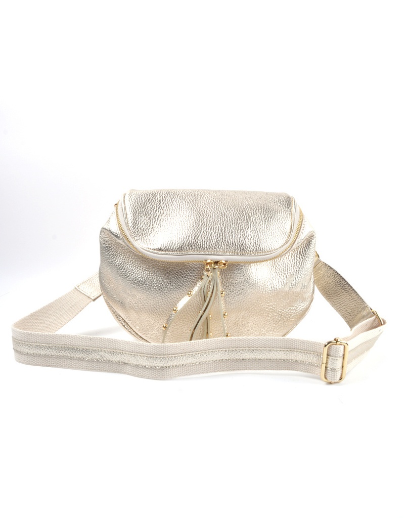 Lederen heuptas  Metallic | 5526071 (Lichtgoud)