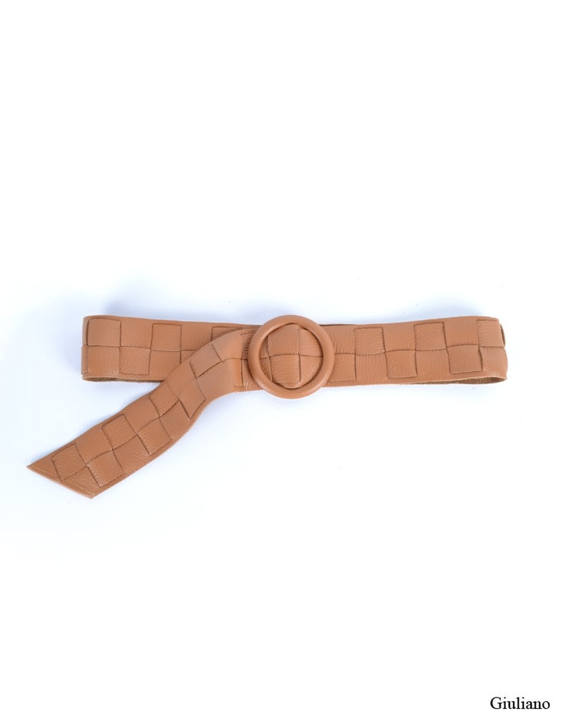 Lederen riem Gevlochten | 800016