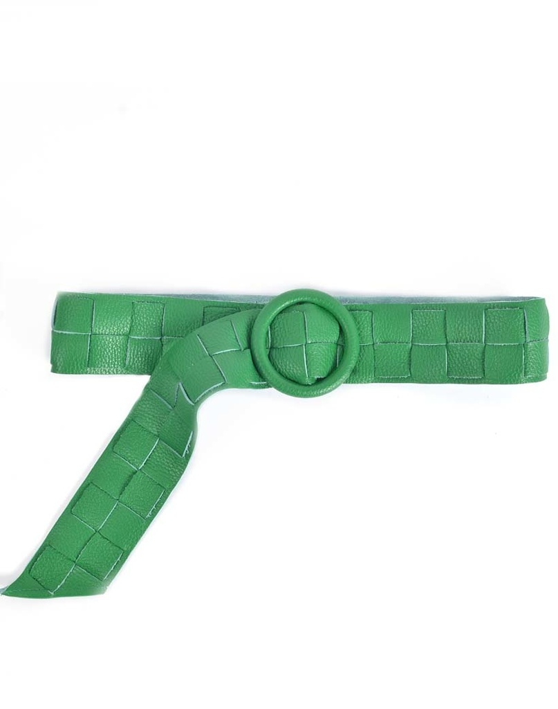 Lederen riem Gevlochten | 800016