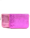Lederen portemonnee snake metallic | 5590352