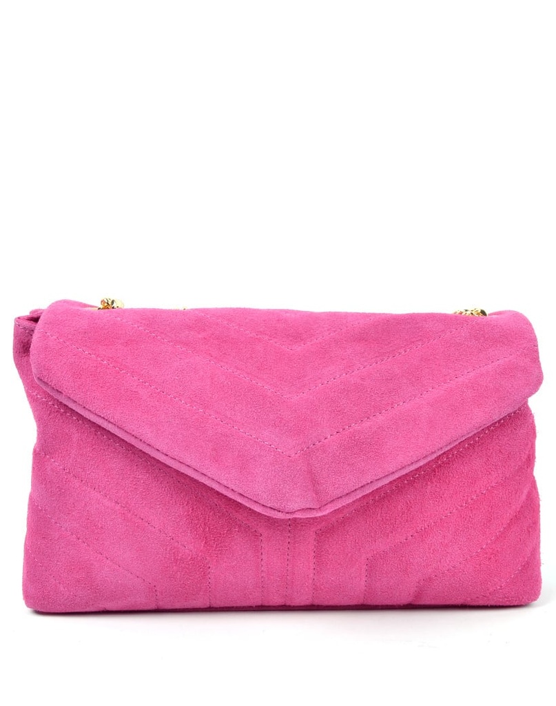 Suede schoudertas | Stiksel | 552771