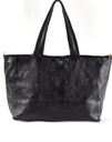 Lederen shopper | Metallic | 552707 | -30%