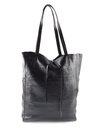 Lederen shopper | Metallic | 5522431