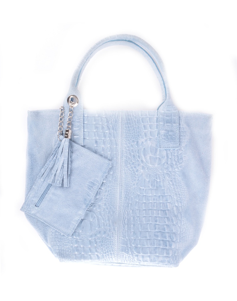 Suede kroko shopper | 5525490