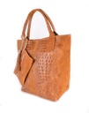 Suede kroko shopper | 5525490